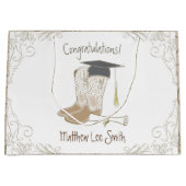 Cowboy Cowgirl Afstuderen Land Westerne Partij Groot Cadeauzakje (Voorkant)