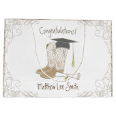 Cowboy Cowgirl Afstuderen Land Westerne Partij Groot Cadeauzakje (Achterkant)