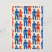 Cowboy & Cowgirl Americana Kaart (Voorkant / Achterkant)