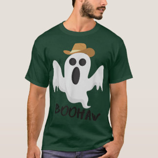 Cowboy Cowgirl BooHaw Retro Westerne Ghost grappig T-shirt