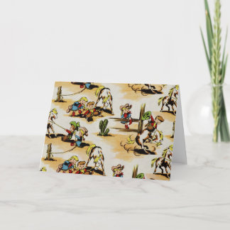  Cowboy Cowgirl Card Kaart