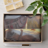 Cowboy Cowgirl en een Western Paard  Tissuepapier (Geschenk)
