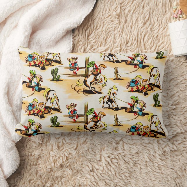  Cowboy Cowgirl Land Kinder Pony Cactus Kussen (Deken)
