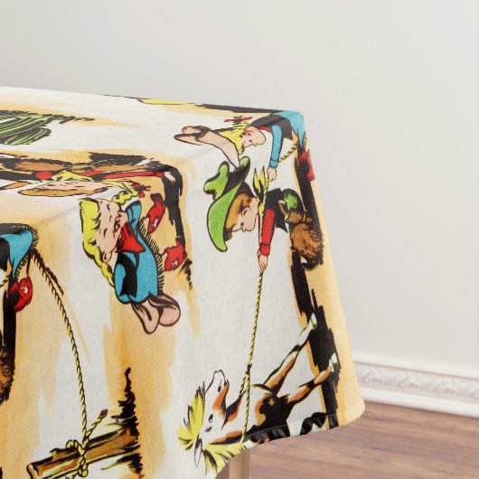  Cowboy Cowgirl Land Kinder Pony Cactus Tafelkleed (Voorbeeld)