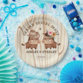 Cowboy Cowgirl Papieren Bordje (Feest)