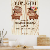 Cowboy, cowgirl poster (Keuken)