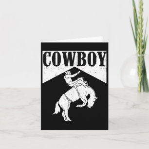 Cowboy Cowgirl Rodeo Paardrijden Land Western Kaart