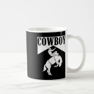 Cowboy Cowgirl Rodeo Paardrijden Land Western Koffiemok