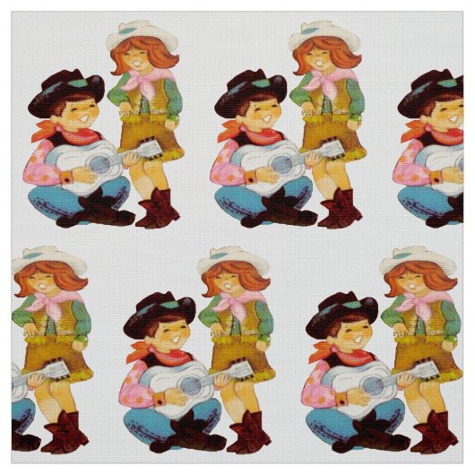 Cowboy Cowgirl Stof (Swatch)