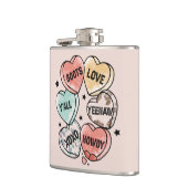 Cowboy Cowgirl Theme Hearts Heupfles (Links)