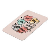 Cowboy Cowgirl Theme Hearts Magneet (Linkerzijde)