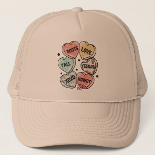 Cowboy Cowgirl Theme Hearts Trucker Pet