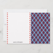 Cowboy, Cowgirl, uitnodiging (Achterkant)