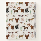 Cowboy Cowgirl Western Rodeo Country Pattern Notitieboek (Achterkant)