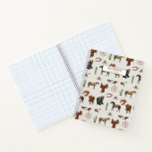 Cowboy Cowgirl Western Rodeo Country Pattern Notitieboek (Binnen)