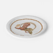 Cowboy Cowgirl Western Rodeo Verjaardag Papieren Bordje (Gekanteld)