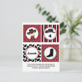 Cowboy Cupcake Toppers Briefkaart (Staand voorkant)