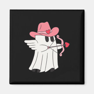 Cowboy Cupid Ghost Valentijn T-shirt voor koppels  Magneet