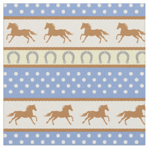 Cowboy Cute Baby Nursery Country Kinder Horse Stof
