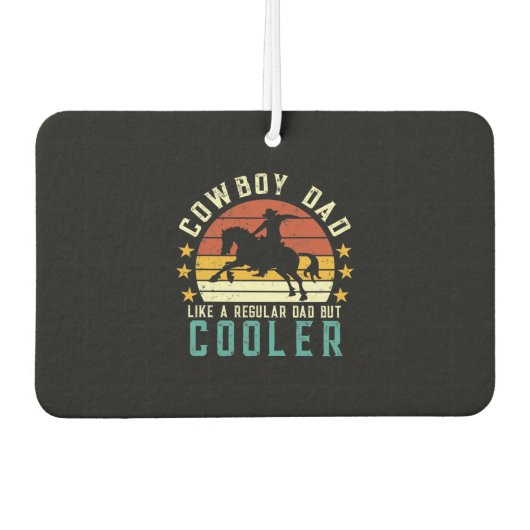 Cowboy Dad Like A Regular Dad But Cooler Luchtverfrisser (Voorkant)
