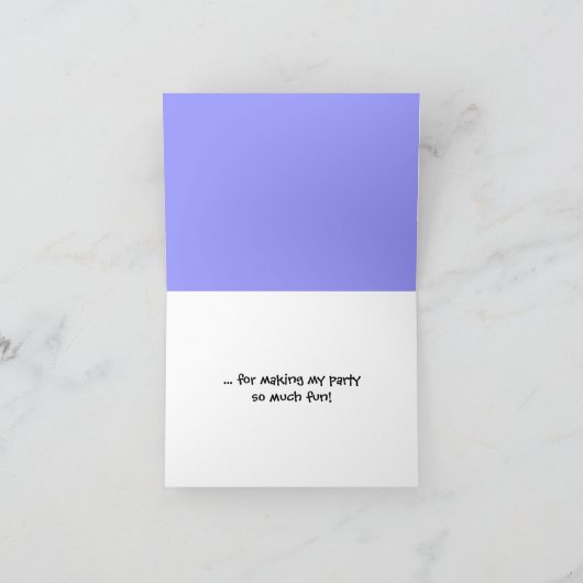 Cowboy Dankkaart Bedankkaart (Binnen)