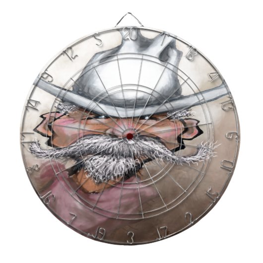 Cowboy Dartbord (Voorkant)