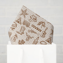 Cowboy Decoupage Papier, Western Rodeo