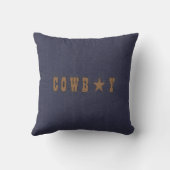 Cowboy Denim Gezocht MoJo Sierkussen (Achterkant)