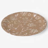 Cowboy Desert Western Bruin Papier Bord (Gekanteld)