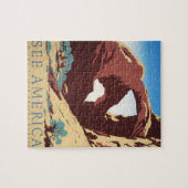 Cowboy Desert Westerne paarden Legpuzzel (Horizontaal)