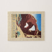 Cowboy Desert  Westerne paarden Legpuzzel (Horizontaal)