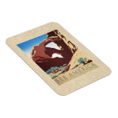 Cowboy Desert  Westerne paarden Magneet (Rechterzijde)