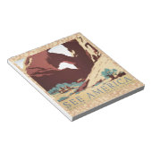 Cowboy Desert  Westerne paarden Notitieblok (Schuin)