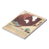 Cowboy Desert  Westerne paarden Notitieblok (Linkerzijde)