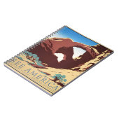 Cowboy Desert  Westerne paarden Notitieboek (Linkerzijde)