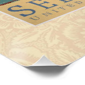 Cowboy Desert Westerne paarden Perfect Poster (Hoek)