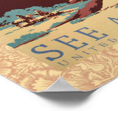 Cowboy Desert  Westerne paarden Poster (Hoek)