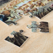 Cowboy die de Rosary bidt Legpuzzel (Zijkant)