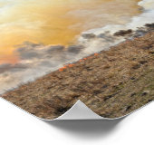 Cowboy die een gecontroleerde brand begint poster (Hoek)