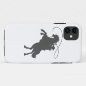 cowboy die lasso's met een rund in de veeteelt goo Case-Mate iPhone case (Achterkant (horizontaal))