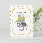 cowboy die lasso's met een rund in de veeteelt goo kaart (Staand voorkant)