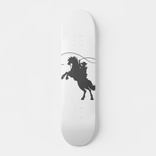 cowboy die lasso's met een rund in de veeteelt goo persoonlijk skateboard