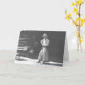 Cowboy die van een pindakaas Can. eten van Peter Kaart (Gele Bloem)