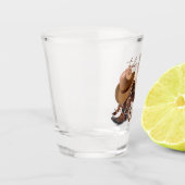 Cowboy die westerne laarzen gebruikt, cowboy pet shot glas (Links)