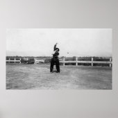 Cowboy die zijn Lasso-vaardigheden uitoefent Poster (Voorkant)