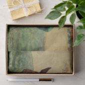 Cowboy die zijn paard bewaakt door NC Wyeth Tissuepapier (Geschenk)