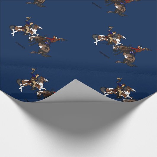 Cowboy Diplomacy Cadeaupapier (Hoek)