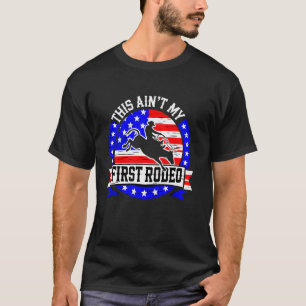 Cowboy- Dit is niet mijn eerste rodeo Grappige wes T-shirt
