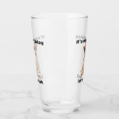 Cowboy Dog Birthday Glas (Links)