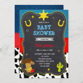 Cowboy douche kaart (Voorkant / Achterkant)